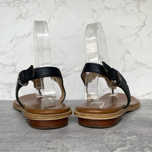 Michael Kors Plate Thong Black Sandals Women’s 7 - Picture 9 of 13
